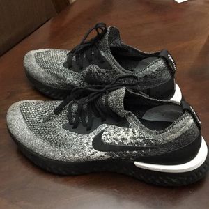 Nike Epic React Flyknit Cookies and Cream Shoes